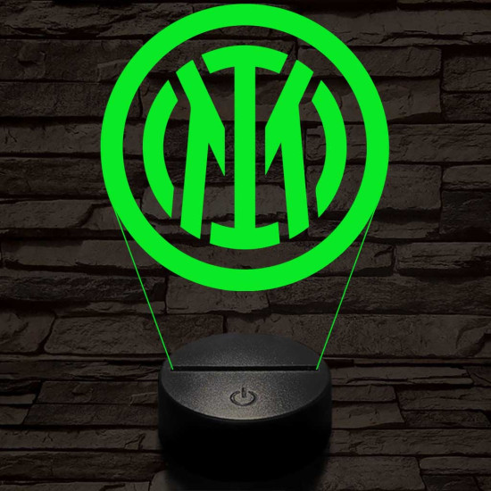 Inter Milan 3D led lámpa