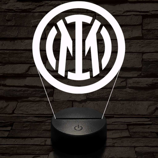Inter Milan 3D led lámpa