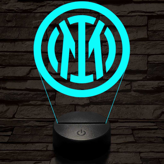 Inter Milan 3D led lámpa
