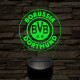 Borussia Dortmund logo 3D led lámpa