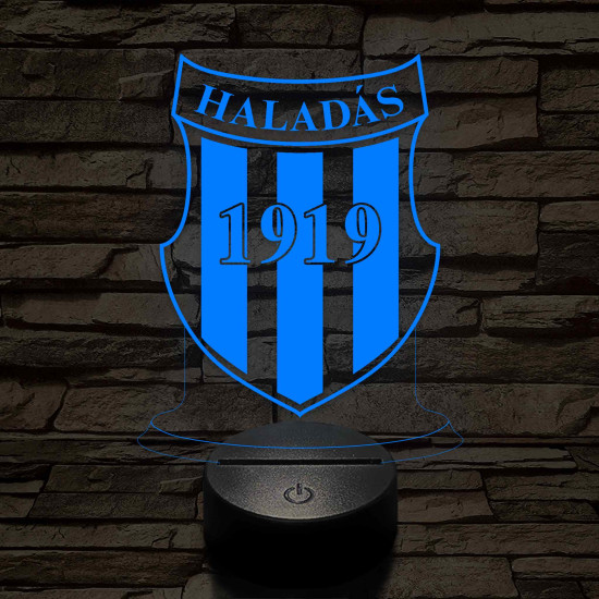 Haladás 7 színű 3D led lámpa