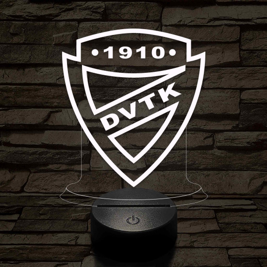 DVTK 7 színű 3D led lámpa