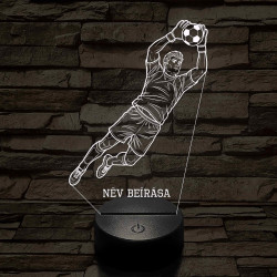 Focista fiú kapus akcióban – 7 színű színváltós 3D LED lámpa