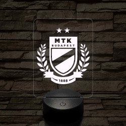 MTK Budapest címer – 7 színű, színváltós 3D LED lámpa
