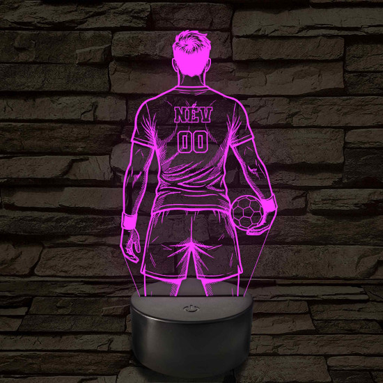 Kézilabdás Fiú – 7 színű, színváltós LED lámpa