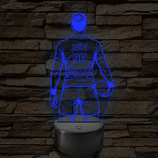 Kézilabdás Fiú – 7 színű, színváltós LED lámpa