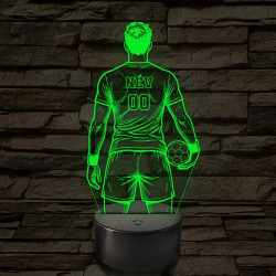 Kézilabdás Fiú – 7 színű, színváltós LED lámpa