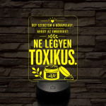 Kozmetikus szakma lámpa – 7 színű, színváltós 3D LED lámpa