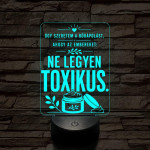 Kozmetikus szakma lámpa – 7 színű, színváltós 3D LED lámpa
