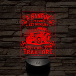 Traktoros szakma lámpa – 7 színű, színváltós 3D LED lámpa