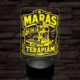 Marós szakma lámpa – 7 színű, színváltós 3D LED lámpa