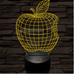 Alma 7 színű 3D led lámpa