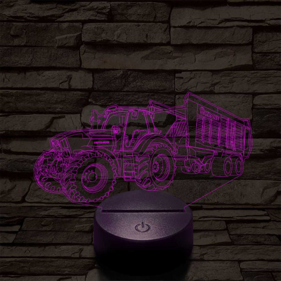 Deutz Traktor 3D led lámpa