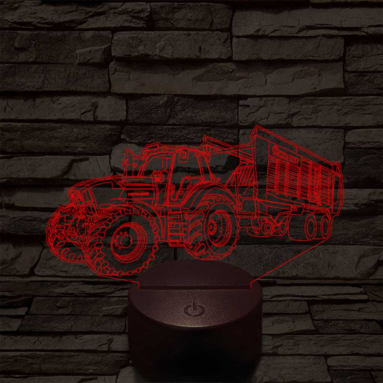 Deutz Traktor 3D led lámpa