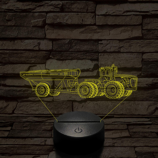 John Deere Traktor 9430, 7 színű 3D led lámpa