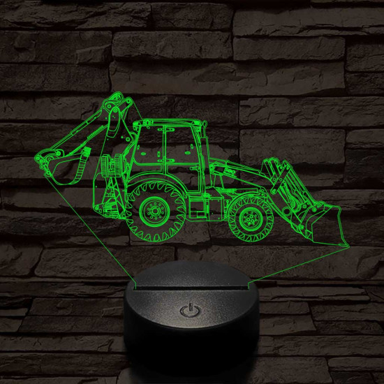 Markológép 7 színű 3D led lámpa