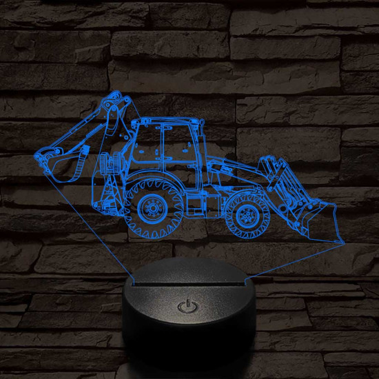 Markológép 7 színű 3D led lámpa