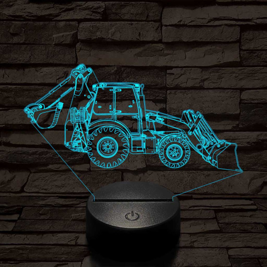 Markológép 7 színű 3D led lámpa