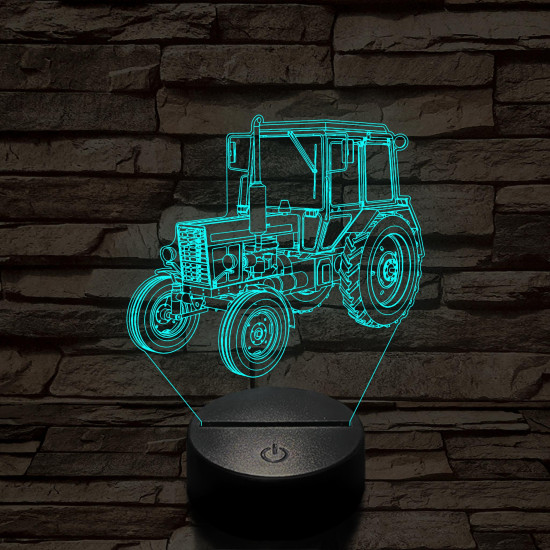MTZ-80 traktor 3D led lámpa