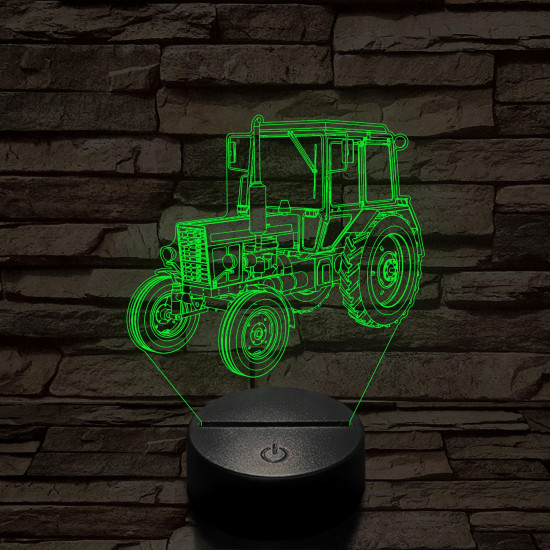 MTZ-80 traktor 3D led lámpa