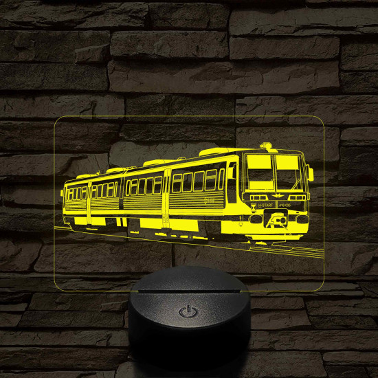 Uzsgyi Bpmot 416 mozdony 7 színű 3D led lámpa