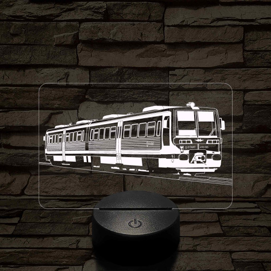 Uzsgyi Bpmot 416 mozdony 7 színű 3D led lámpa