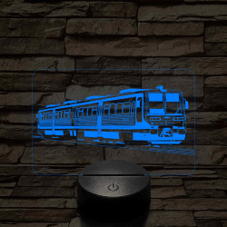 Uzsgyi Bpmot 416 mozdony 7 színű 3D led lámpa