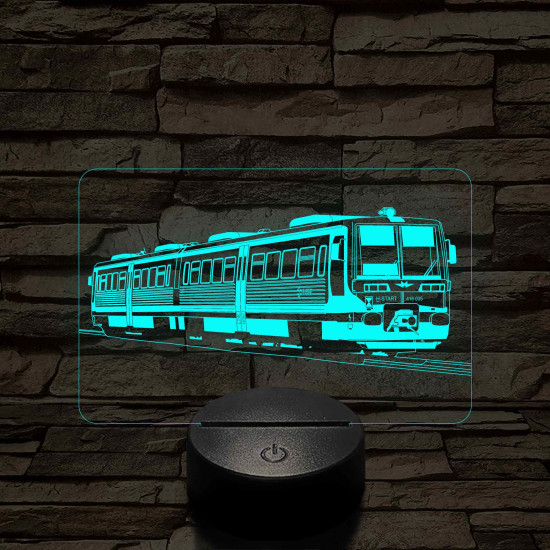 Uzsgyi Bpmot 416 mozdony 7 színű 3D led lámpa