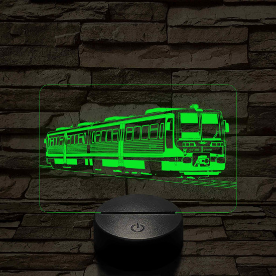 Uzsgyi Bpmot 416 mozdony 7 színű 3D led lámpa