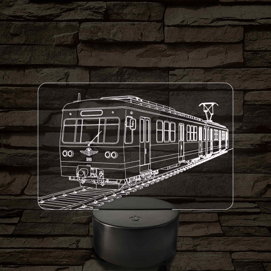 HÉV – 7 színű, színváltós LED lámpa