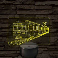 HÉV – 7 színű, színváltós LED lámpa