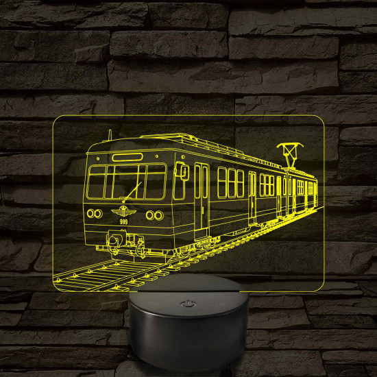 HÉV – 7 színű, színváltós LED lámpa