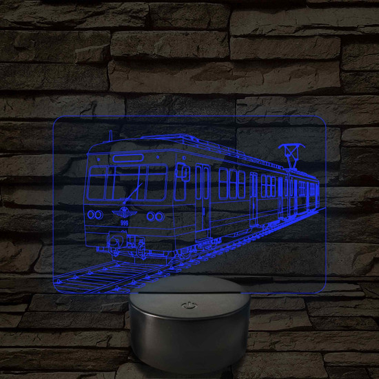 HÉV – 7 színű, színváltós LED lámpa