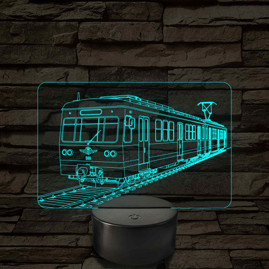 HÉV – 7 színű, színváltós LED lámpa