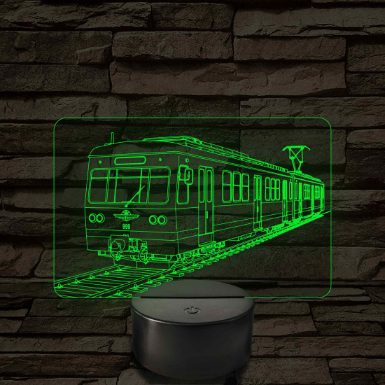 HÉV – 7 színű, színváltós LED lámpa