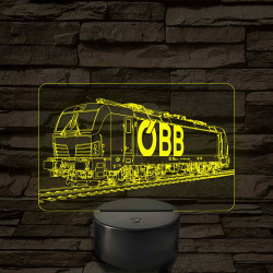 OBB Vectron mozdony – 7 színű, színváltós LED lámpa