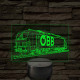 OBB Vectron mozdony – 7 színű, színváltós LED lámpa
