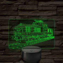 V46 „Szöcske” mozdony – 7 színű, színváltós LED lámpa