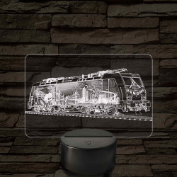 Metrans Hamburg mozdony – 7 színű, színváltós LED lámpa