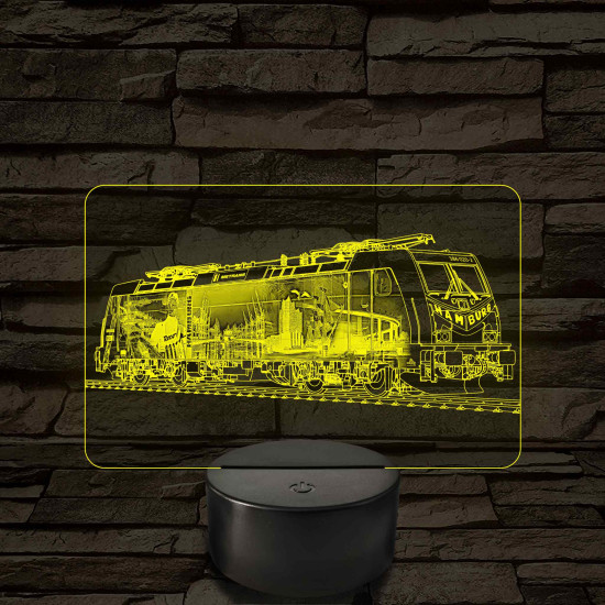 Metrans Hamburg mozdony – 7 színű, színváltós LED lámpa