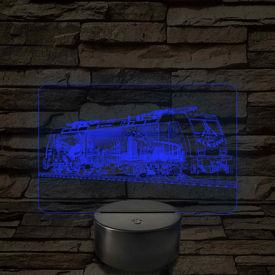 Metrans Hamburg mozdony – 7 színű, színváltós LED lámpa