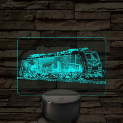 Metrans Hamburg mozdony – 7 színű, színváltós LED lámpa