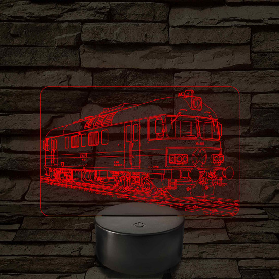 MDa motorvonat – 7 színű, színváltós LED lámpa