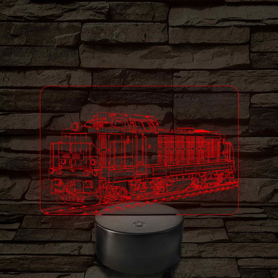 M40 mozdony – 7 színű, színváltós LED lámpa