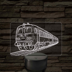 M41 „Csörgő” mozdony – 7 színű, színváltós LED lámpa