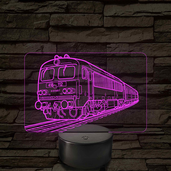 M41 „Csörgő” mozdony – 7 színű, színváltós LED lámpa