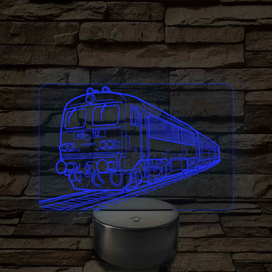 M41 „Csörgő” mozdony – 7 színű, színváltós LED lámpa