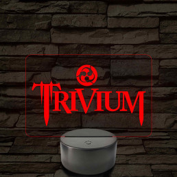 Trivium rajongói lámpa – 7 színű, színváltós LED lámpa