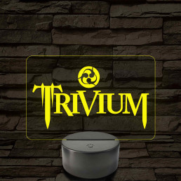 Trivium rajongói lámpa – 7 színű, színváltós LED lámpa