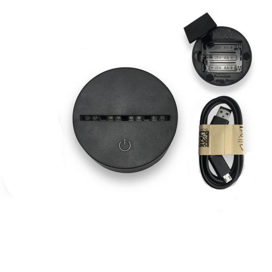 T-Rex és Autó 7 színű 3D led lámpa